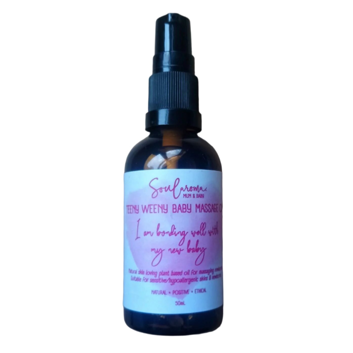Teeny weeny baby massage oil massage oil Soularoma