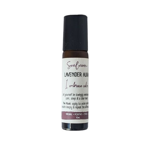 Lavender aura roll-on essential oils remedies Soularoma