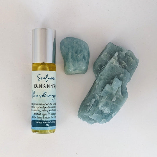 Natural crystal perfume- calm & mindful Natural skincare Soularoma