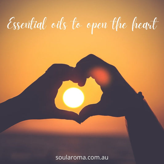 essential oils to open the heart