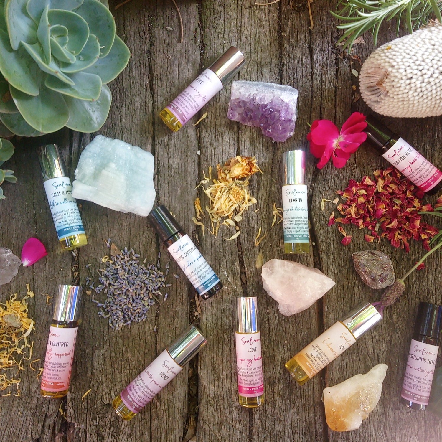 natural and crystal perfumes Melbourne