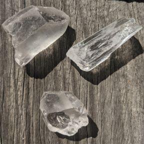 Clear quartz points