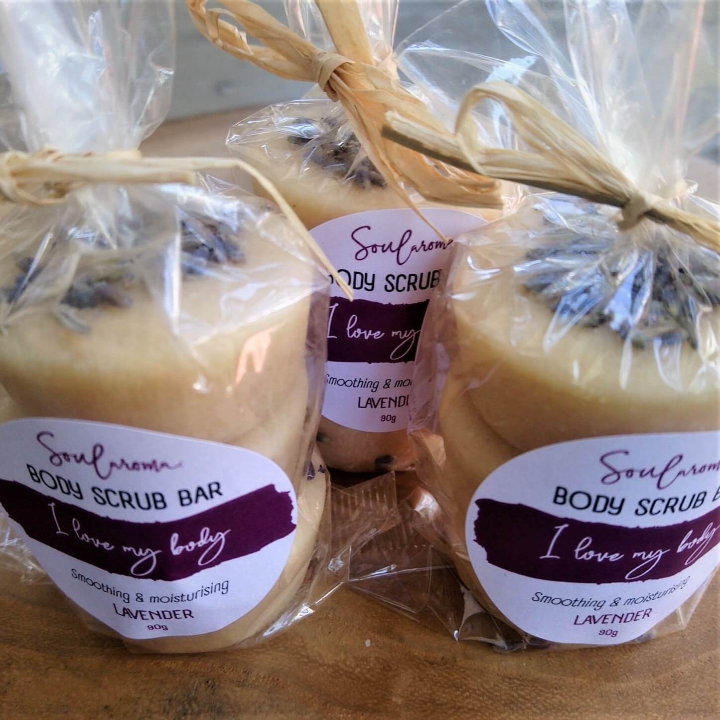 Soularoma solid body scrub bar lavender Melbourne