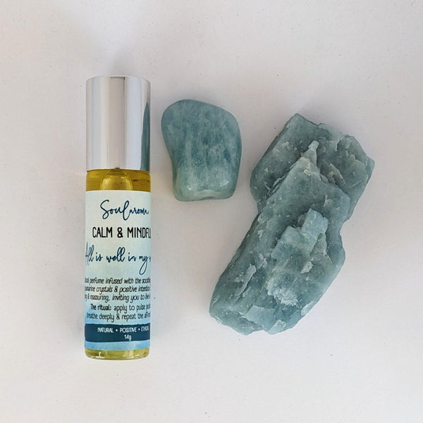 Natural crystal perfume- calm & mindful Natural skincare Soularoma 
