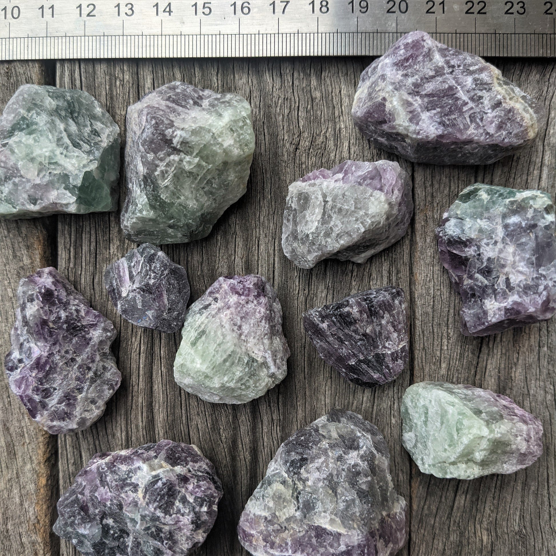 rainbow fluorite rough