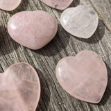 Rose quartz hearts Crystals Soularoma 