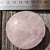 Rose quartz palm stones Crystals Soularoma 