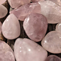 rose quartz tumble crystals