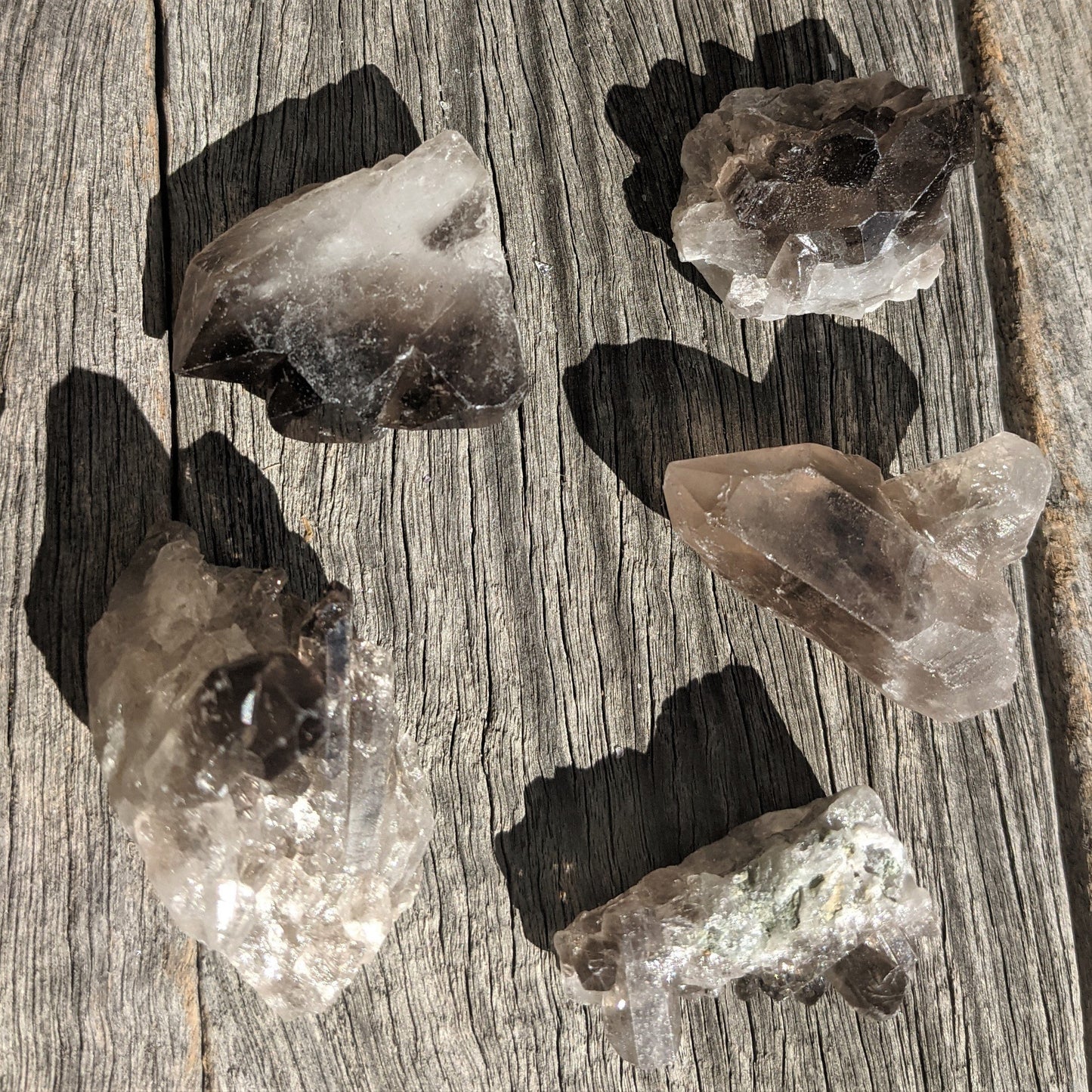 Smoky quartz clusters Soularoma 