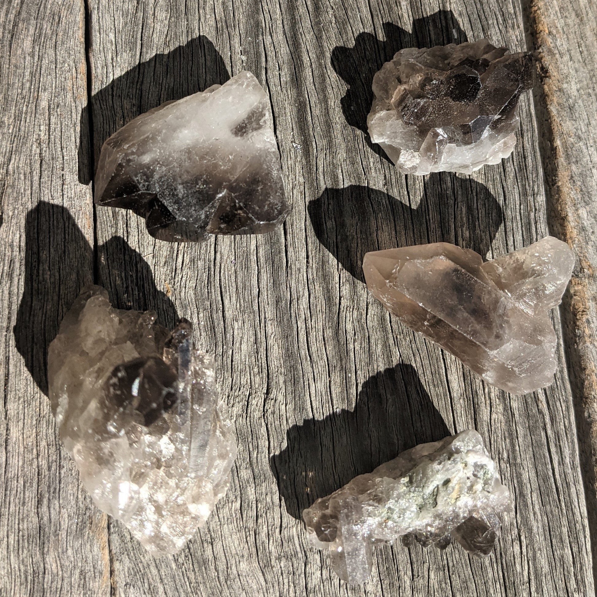 Smoky quartz clusters Soularoma 